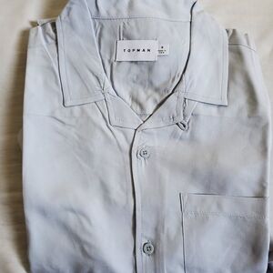 Topman Light Gray Men's Shirt